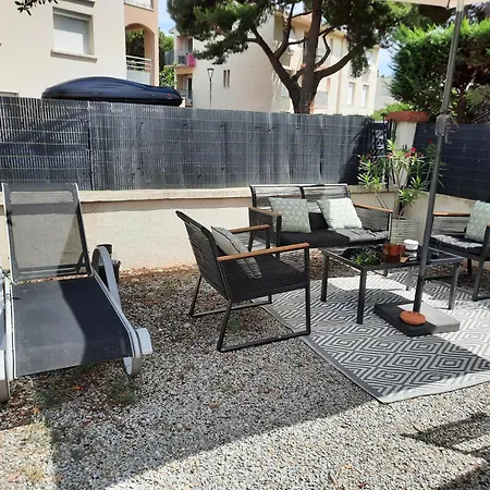 Avec Jardin 1 Minute A Pied La Plage d'Argeles